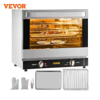 VEVOR Electric Oven Commercial Multifunction Countertop 600/800W 3/4-Layer Baking Machine Home Toaster Pizza Convection Oven