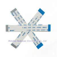 100PCS FFC FPC Flat Flexible Cable AWM 20624 80C 60V Spacing 0.5MM 6Pin Length 42MM Type-B Reinforcement 3-4