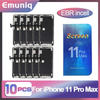 10 Pcs EBR Incell for iPhone 11 Pro Max LCD Display Touch Digitizer Assembly Screen Replacement