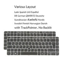 Laptop Keyboard for HP Elitebook 745 G3 G4, 840 G3 G4, 848 G3 G4, 840r G4, 846r G4, Zbook 14u G4 German Nordic SD NW DK Spanish