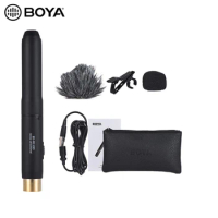 BOYA BY-M11OD XLR Lavalier Condenser Lavalier Theater Stage Microphone for iPhone Interview Film Stage Audio Recording Mic