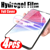 4PCS Screen Gel Protector For Samsung A53 5G A52S A52 A51 4G/5G A50 A50S Hydrogel Safety Front Film Samun Glaxy A 53 52 Not Glas
