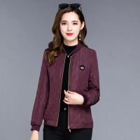 【韓國K.W.】(預購)格紋氣質公主鋪棉外套-2色