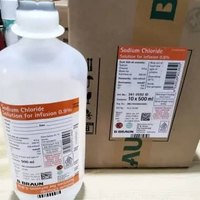 cairan NaCL untuk membersihkan luka dan nebulizer 1 karton ( 10 botol ) @500ml