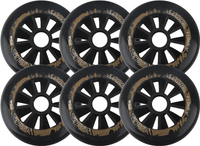 6 Pack 90mm/100mm/110mm Inline Skate Wheels, 85A Roller Skate Wheels for Roller Blade Wheel Replacem