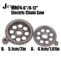 Mini 4-6"/8-12" Electric Chain Saw Gear Small Mini Saw Rechargeable Logging Saw Lithium Chain Saw Electric Chain Saw Accessories