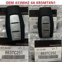 KEYECU Genuine OEM Smart Remote Control Key Fob 2/3 Buttons 433MHz 4A Chip for Mitsubishi Outlander 2021-2022 FCC ID: KR5MTXN1