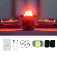 Drone LED Strobe Light for DJI Mini 4 Pro/3 Pro/Air 2s/Mavic 3 Warning Lamp Flash Turn Light Signal Indicator Dron Accessories