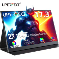 UPERFECT UPlays J9 144Hz 17.3 Inch Portable Gaming Monitor FreeSync 2K IPS Computer Display HDMI/Type C For Laptop PC MAC XBOX