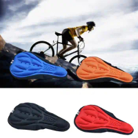 Cyrusher-3D Silicone Gel Saddle Cushion, Bicycle Road Bike Gel MTB Seat Cover