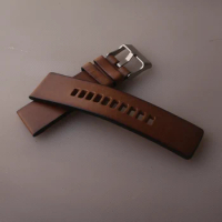 Genuine Leather bracelet for diesel DZ4343 watch strap Brown watchband 22 24mm 26mm Wrist watch band Retro wristwatches band men