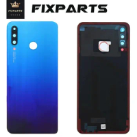 Back Glass For Huawei P30 Lite Battery Cover Rear Door Housing Case With Camera Lens For Huawei Nova 4e Battery Cover