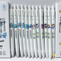 6ชิ้น Kawaii Crayon Shin-Chan 0.5รวมที่ได้