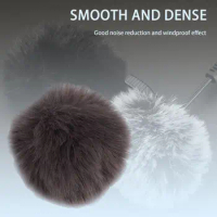 Universal Lavalier Microphone Furry Windscreen Fur Windshield Wind Muff Soft for Sony Rode Boya Lapel Lavalier Mic 5Mm