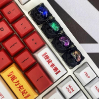 ECHOME Astronaut Dog Keycap Anime Key Cap 3D Resin Keyboard Cap Custom Cute Key Cap for Mechanical Keyboard Accessories Gift