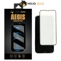 Mojoskins Aegis Premium Phone Tempered Glass Privacy Matte Clear Full Screen Protector Matte Tinted