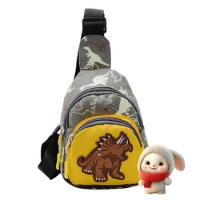 Kid's Shoulder Bag Cartoon Dinosaur Sling Shoulder Bag Boys Girls Toddlers Sling Bag For Outdoor Travel Easy To Carry