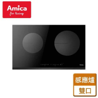 Amica 大雙口霧黑IH感應爐 (X2-6000MB TW - 無安裝服務僅配送)