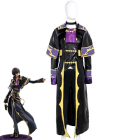 Code Geass Cosplay Costume Lelouch of the Resurrection Zero Cosplay Costume Adult PU Suit Halloween Carnival Uniform Custom Made