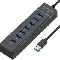USB Hub 3.0, VIENON 7-Port USB Data Hub Splitter for Laptop, PC, MacBook, Mac Pro, Mac Mini, iMac, Surface Pro and More USB