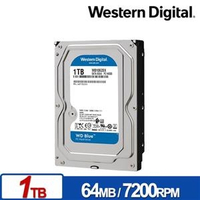 WD 藍標 1TB 3.5吋 SATA硬碟 WD10EZEX