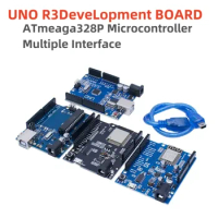 Uno R3 with WiFi Starter Kit, ATMEGA16U2/328P+ ESP8266 Module, for Arduino UNO R3 Development Board