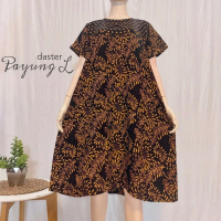 daster payung lengan batik cap kombinasi
