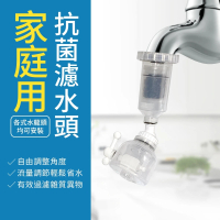 【百貨King】家庭用抗菌濾水頭/淨水頭/水龍頭過濾器
