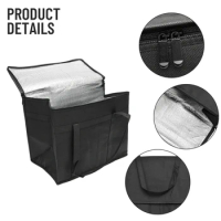 Portable Thermal Insulation Aluminum Foil Insulation Bag Insulated Reusable Grocery Bag Thermal Cooler Food Picnic Bag Tote Bag