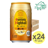 Suntory 威士忌 Highball 角瓶 濃 ALC 9% 350ML X 24 4901777349070