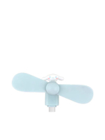 พัดลมติดมือถือ Cool Fan Type-C Portable Cinnamoroll สีฟ้า