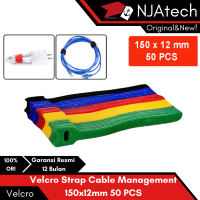 Strap Organizer Pengikat Kabel Management Multifungsi Universal Cable Strap Kabel Ties Isi 50 Pcs