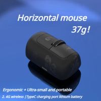 ECHOME Wireless Horizontal Mouse Ergonomic Design for Offce Gaming Vertical Optical Mouse Wrist Healing for Computer PC Laptop