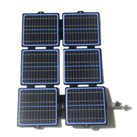 BUHESHUI 30W ETFE Solar Panel Charger Dual USB5V&amp;DC12V Output For Mobile Phones 12V Battery Light System Waterproof 20pcs/lot
