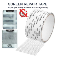 ( 100% ORI, POS IN 24 HOURS ) Window Screen Repair Kit – 5cm x 200cm Strong Adhesive Fiberglass Mesh