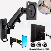 Bracket Monitor TV LED 17 22 24 27 Inch VESA 100 x 100 Brecket NB F120 Tempel Dinding Dengan Waterpa