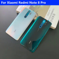 Original Glass Phone Housing Case Battery Cover For Xiaomi Redmi Note 8 Pro Spare Parts Battery Back Cover Door Free Shipping