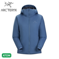 【ARC'TERYX 始祖鳥 女 Atom 保暖化纖外套《月光藍》】30088/連帽外套/保暖外套