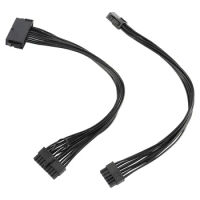 ATX 24Pin to 18Pin Adapter Converter Power Cable and 8Pin to 12Pin ATX Adapter Power Cable for HP Z440 Z640