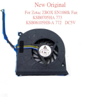 New Original Laptop CPU GPU Cooling Fan For Zotac ZBOX EN1060k Fan KSB0705HA 773 KSB06105HB-A 772 DC5V