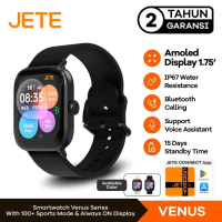 Smartwatch Amoled JETE Venus SPO2 BT Calling IP67 100 Sport Mode - Garansi 2th