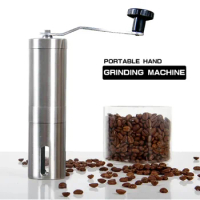 Portable Coffee Bean Grinders Coffeeware Mini Stainless Steel Handmade Mill Kitchen Accessories Tool Household Coffee Grinder