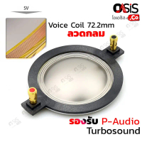 (เกรด A/ลวดกลม) วอยซ์ P.AUDIO BM-D750 วอยซ์เสียงแหลม 72.2mm. BMD750 วอยซ์เสียงแหลม ไดร์เวอร์เสียงแหล