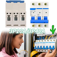 MCB 3P 6KA NXB-63 10A 40A AC220V-480V 3 Phase Listrik Rumah Industri