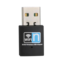 WiFi Bluetooth Adapter 300Mbps USB WiFi Adapter Receiver 2.4G Bluetooth V4.0 Network Card Transmitter For PC Laptop