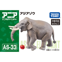 《TAKARA TOMY》多美動物 ANIA AS-33印度象 東喬精品百貨