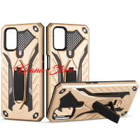 CASE HP UNTUK SAMSUNG A71 CASING STANDING BACK KLIP HARDCASE ROBOT NEW COVER black blue Handphone Re