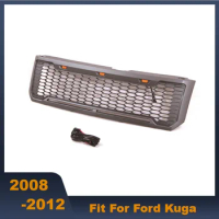 Good Quality ABS Front Middle Grill Racing Grills With LED Lights Fit For Ford Escape Kuga 2008-2012