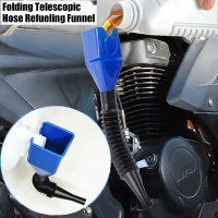 YS Corong Minyak Mesin Bensin Filter Alat Transfer Pengisian Oli Bensin / Corong Teleskopik Pengisia