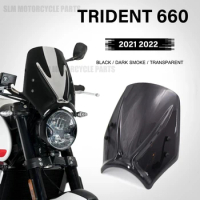 NEW Motorcycle Windscreen Accessories Windshield Baffle Air Wind Deflectors For TRIDENT Trident 660 For Trident660 2021 2022